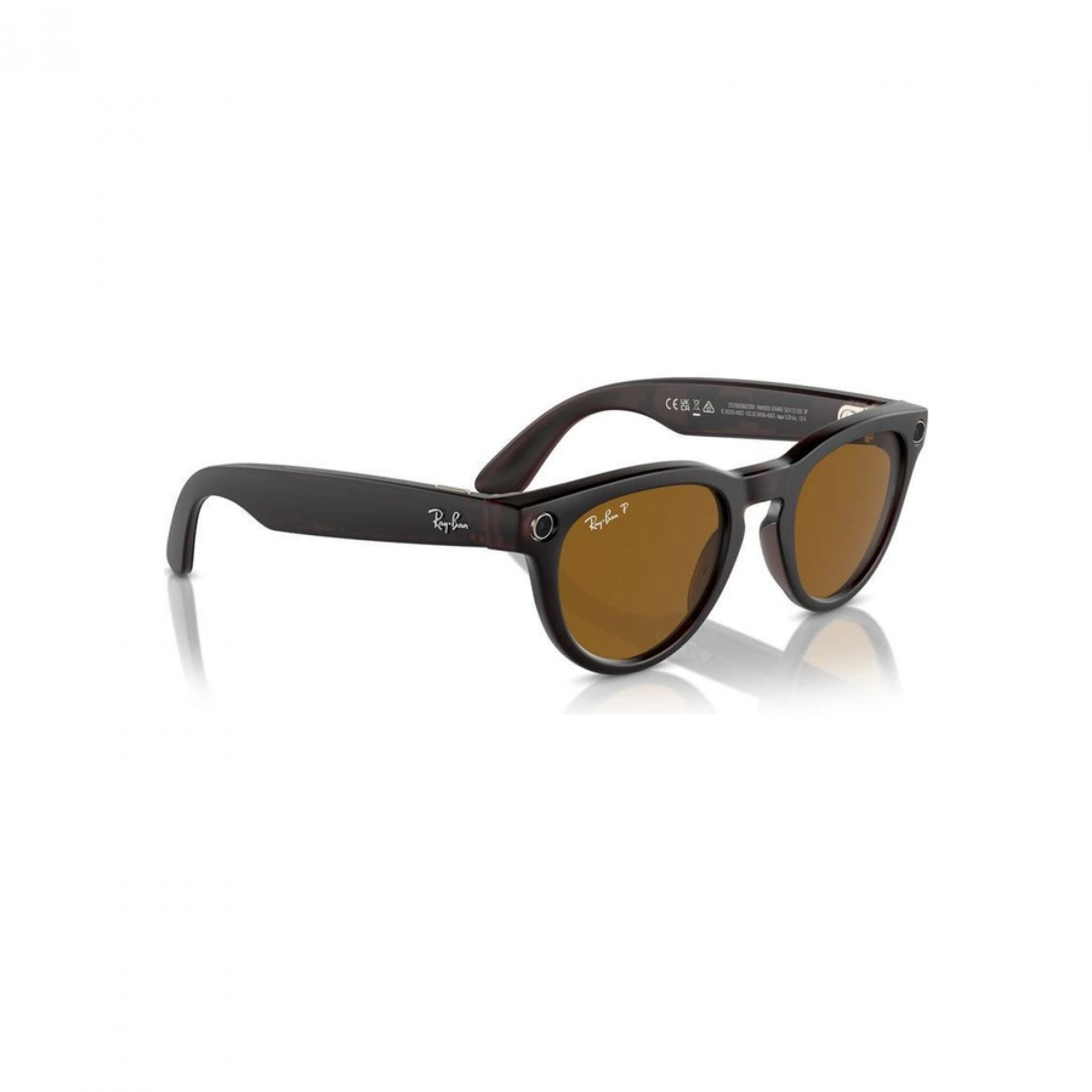 Смарт-очки Ray-Ban Meta Headliner Matte Rebel Black Frame/Brown Lenses (RW4009 675483 50-23)